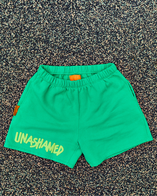 UNASHAMED Sweat Shorts - Green